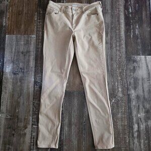 Old Navy Rockstar Super Skinny Tan Khaki Jeggings size 6